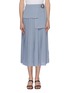 Main View - Click To Enlarge - VICTORIA, VICTORIA BECKHAM - Belted layered pleated skirt