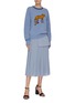 Figure View - Click To Enlarge - VICTORIA, VICTORIA BECKHAM - Spotted creature patch lambswool sweater