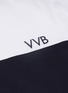  - VICTORIA, VICTORIA BECKHAM - Logo print colourblock boxy T-shirt
