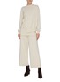 Figure View - Click To Enlarge - MS MIN - Tie side panelled sweater