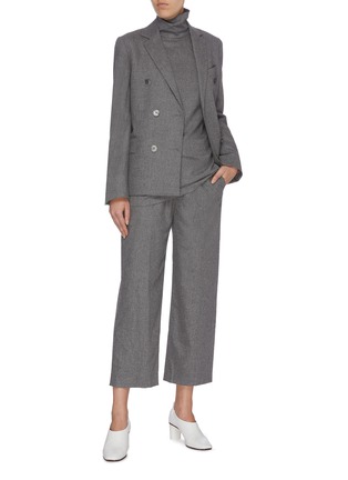 Figure View - Click To Enlarge - MS MIN - Cropped suiting pants