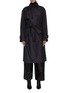 Main View - Click To Enlarge - MS MIN - Belted wool-silk gabardine trench coat