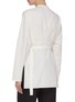 Back View - Click To Enlarge - MS MIN - Tie waist half-button placket shirt
