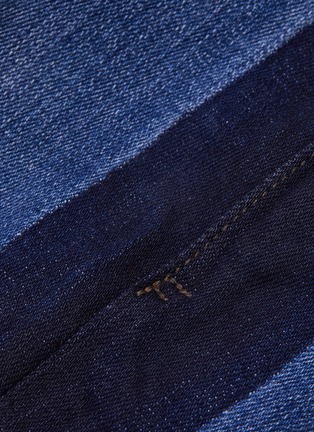  - FRAME - 'Le Crop Mini' contrast outseam bootcut jeans
