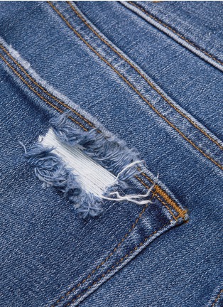  - FRAME - 'Le High Skinny' stripe outseam jeans