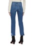 Back View - Click To Enlarge - FRAME - 'Le High Straight' released hem jeans