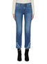 Main View - Click To Enlarge - FRAME - 'Le High Straight' released hem jeans