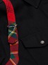  - ALEXANDER MCQUEEN - Tartan plaid harness panel denim shirt