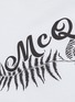  - ALEXANDER MCQUEEN - Logo leaf embroidered T-shirt