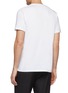Back View - Click To Enlarge - ALEXANDER MCQUEEN - Logo leaf embroidered T-shirt