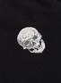  - ALEXANDER MCQUEEN - Skull logo print raglan T-shirt