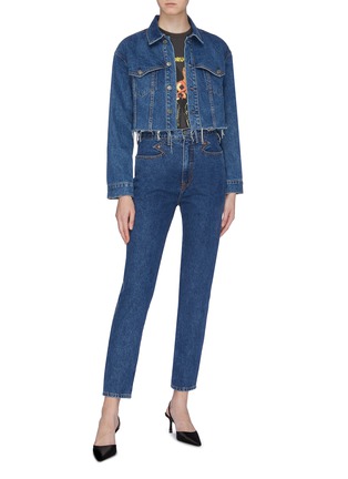 Figure View - Click To Enlarge - GRLFRND - 'Rossana' straight leg jeans