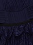  - SELF-PORTRAIT - Pleated chantilly lace off-shoulder dress