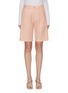 Main View - Click To Enlarge - MAGGIE MARILYN - 'Feeling Peachy' organic wool suiting shorts