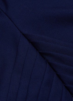 Detail View - Click To Enlarge - MAGGIE MARILYN - 'Prove Them Wrong' puff sleeve pleated flared wool dress