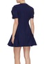 Back View - Click To Enlarge - MAGGIE MARILYN - 'Prove Them Wrong' puff sleeve pleated flared wool dress