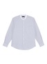 Main View - Click To Enlarge - TOMORROWLAND - Mandarin collar stripe Oxford shirt