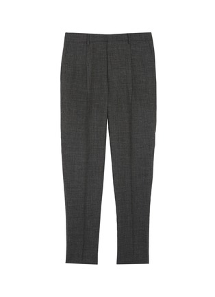 Main View - Click To Enlarge - TOMORROWLAND - Pleated Shetland wool houndstooth pants