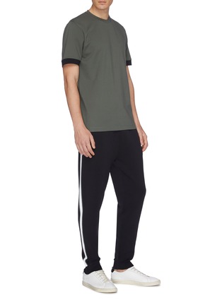 Figure View - Click To Enlarge - THEORY - 'Korta' stripe outseam sweatpants