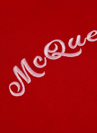  - ALEXANDER MCQUEEN - Logo embroidered T-shirt