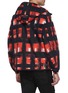 Back View - Click To Enlarge - ALEXANDER MCQUEEN - Painted check windbreaker jacket