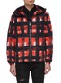 Main View - Click To Enlarge - ALEXANDER MCQUEEN - Painted check windbreaker jacket