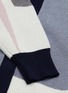  - PH5 - Contrast cuff colourblock cardigan