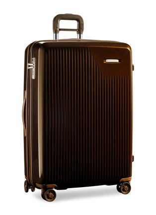 Figure View - Click To Enlarge - BRIGGS & RILEY - Sympatico large expandable spinner suitcase – Bronze