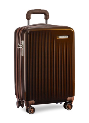  - BRIGGS & RILEY - Sympatico carry-on expandable spinner suitcase – Bronze
