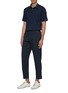 Figure View - Click To Enlarge - THEORY - Contrast collar Pima cotton polo shirt