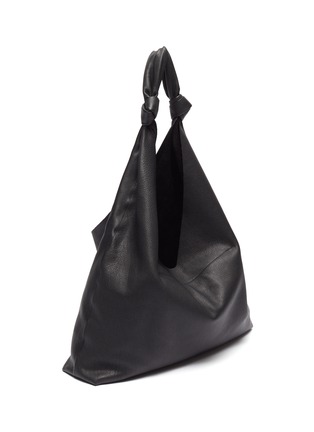Detail View - Click To Enlarge - THE ROW - 'Bindle Two' knot handle leather hobo bag
