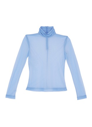 Main View - Click To Enlarge - CÉDRIC CHARLIER - Mesh high neck top