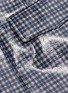 Detail View - Click To Enlarge - CÉDRIC CHARLIER - Check plaid print vinyl midi skirt