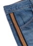  - J BRAND - 'Joan' stripe outseam wide leg jeans