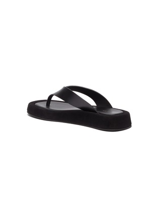  - THE ROW - 'Ginza' platform leather thong sandals