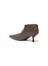  - THE ROW - 'Bourgeoise' slant heel leather ankle boots