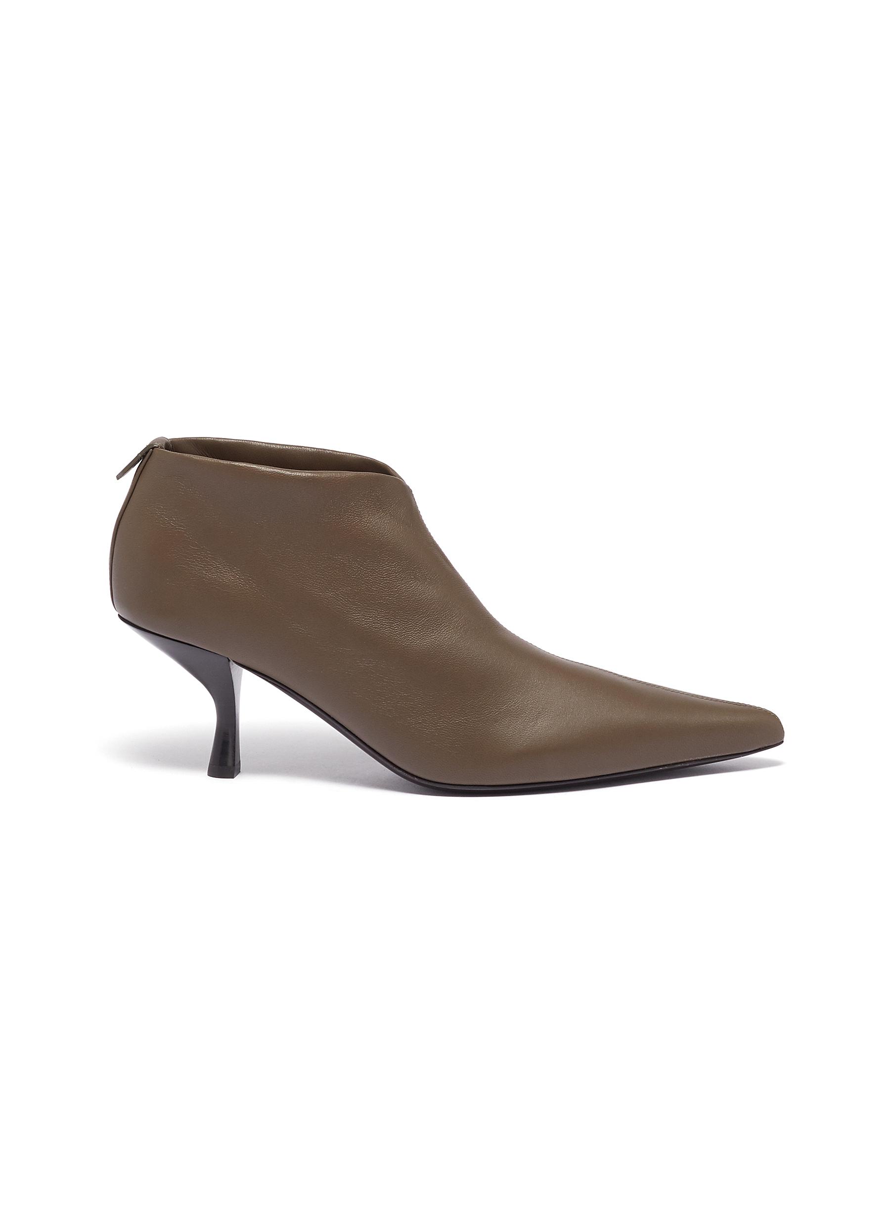 the row bourgeoise leather ankle boots