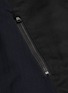  - INDICE STUDIO - Detachable hood colourblock pinstripe jacket