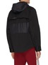 Back View - Click To Enlarge - INDICE STUDIO - Detachable hood chest flap pocket shirt