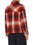 Back View - Click To Enlarge - INDICE STUDIO - Check plaid shirt