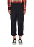 Main View - Click To Enlarge - INDICE STUDIO - Pinstripe cargo pants
