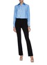 Figure View - Click To Enlarge - L'AGENCE - 'Oriana' slim fit jeans