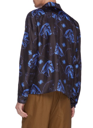 Back View - Click To Enlarge - GOETZE - Horse print shirt