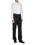 Figure View - Click To Enlarge - GOETZE - Contrast piping raglan shirt