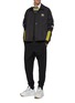 Figure View - Click To Enlarge - WOOYOUNGMI - Zip pocket twill jogging pants
