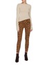 Figure View - Click To Enlarge - L'AGENCE - 'Margot' leopard print skinny jeans