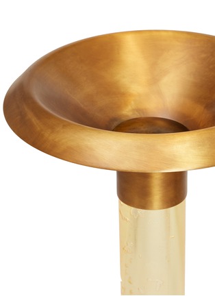 Detail View - Click To Enlarge - HENGE - Ghost table lamp – Brass/Transparent