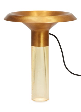 Main View - Click To Enlarge - HENGE - Ghost table lamp – Brass/Transparent