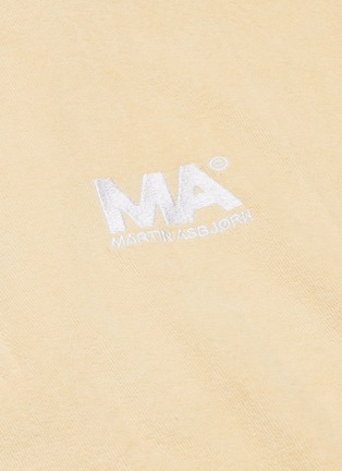  - MARTIN ASBJØRN - Logo embroidered half-zip sweatshirt