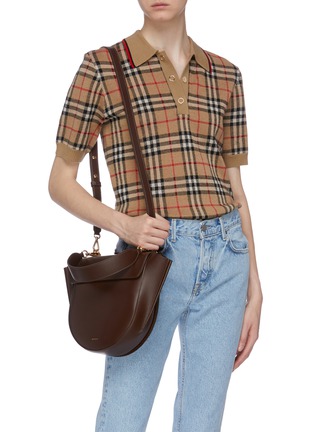 Figure View - Click To Enlarge - WANDLER - 'Hortensia' medium leather shoulder bag